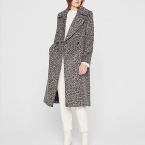 Leopard Print Daylina Coat - New With Tags - NEVER WORN - Leopard W Black